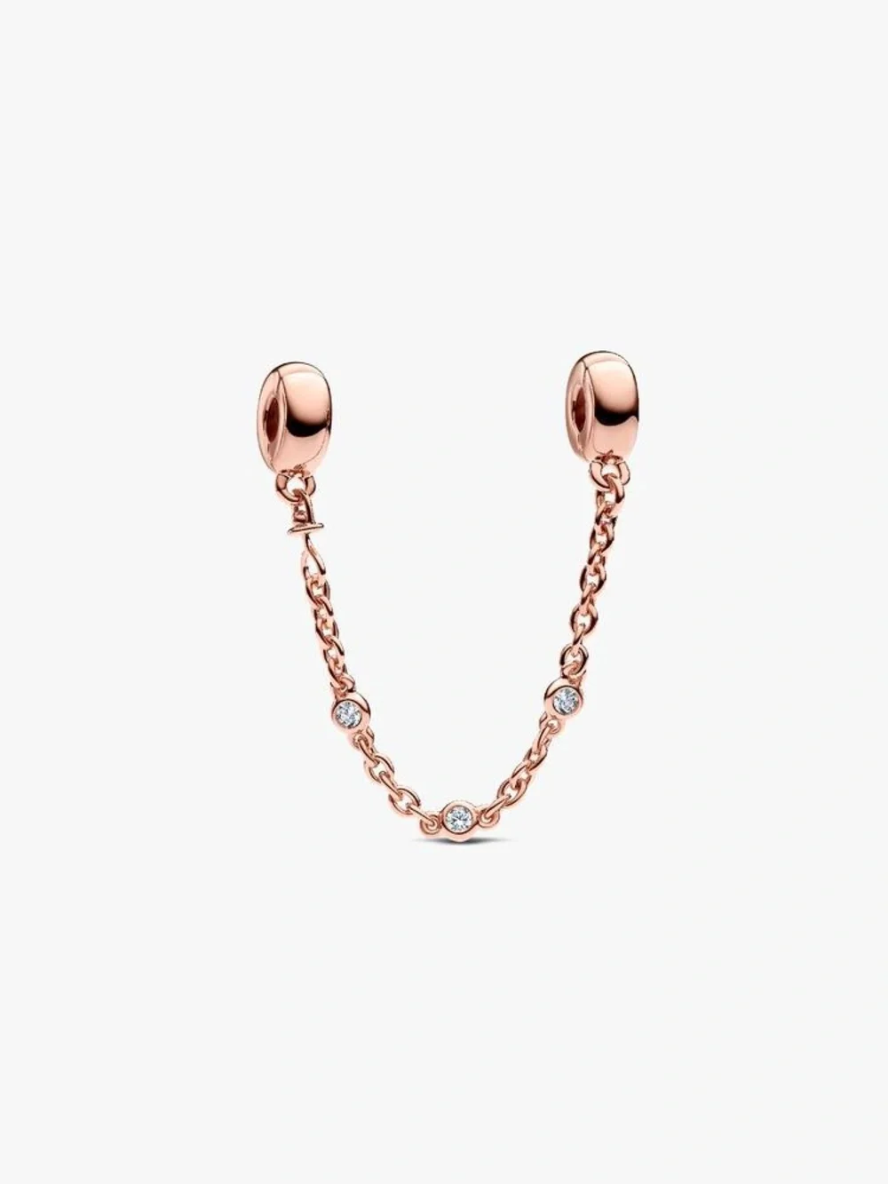 Pandora Triple Clear Stone Safety Chain